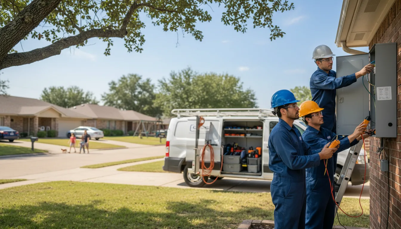 Certified electrician providing emergency electrical services in Brookville, OH